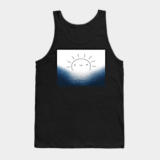 Sun rising over the ocean Tank Top